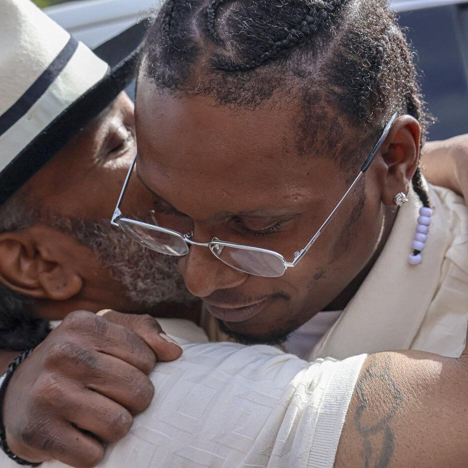 A Minnesota man imprisoned for 27 years is free after a key witness says she committed the murder